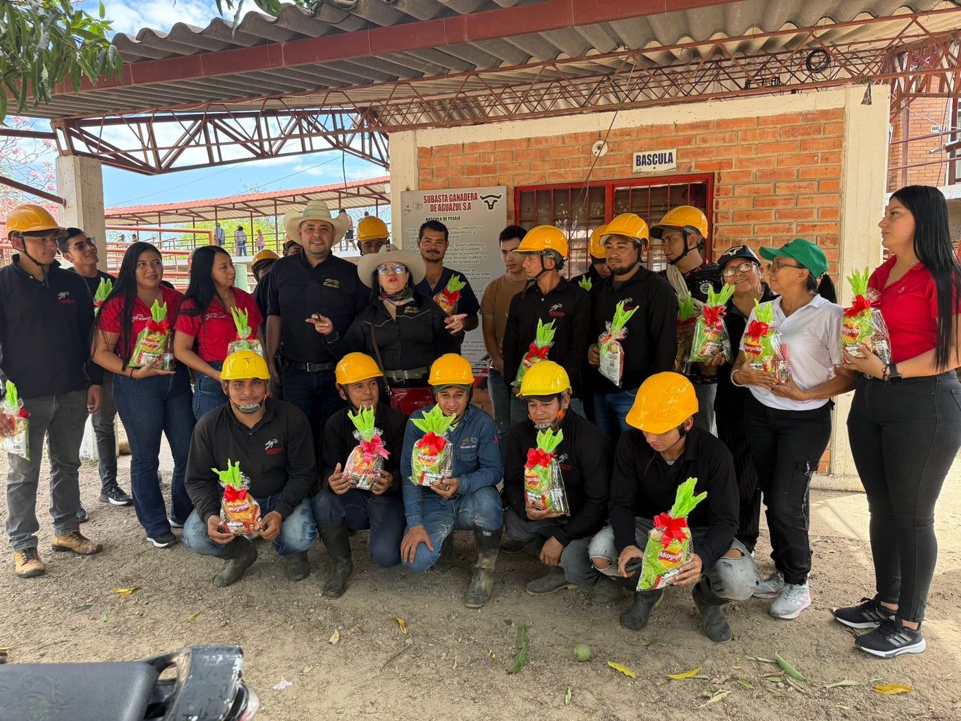 Equipo de la Subasta Ganadera de Aguazul S.A.